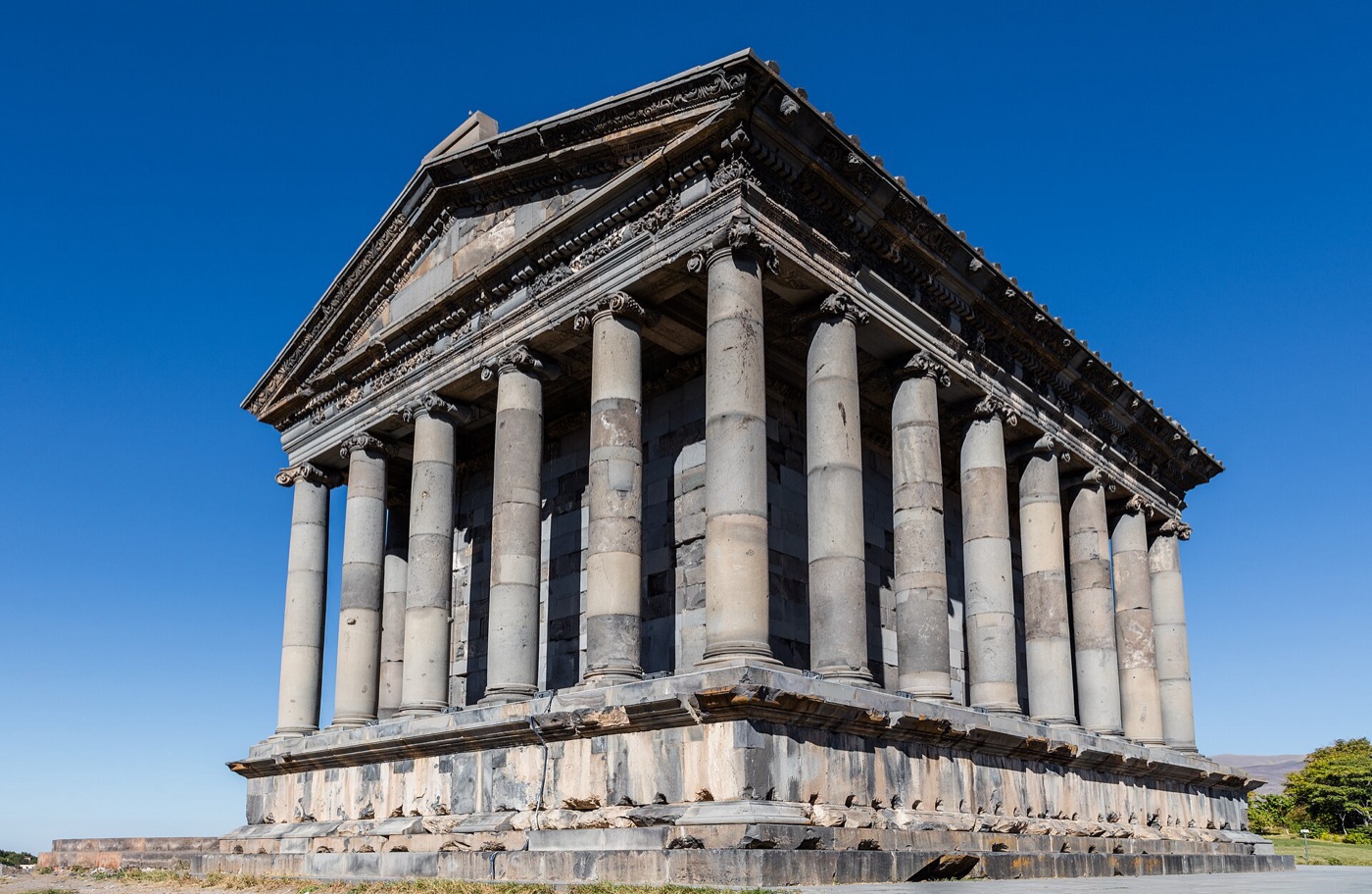 Garni Temple over the Azat gorge