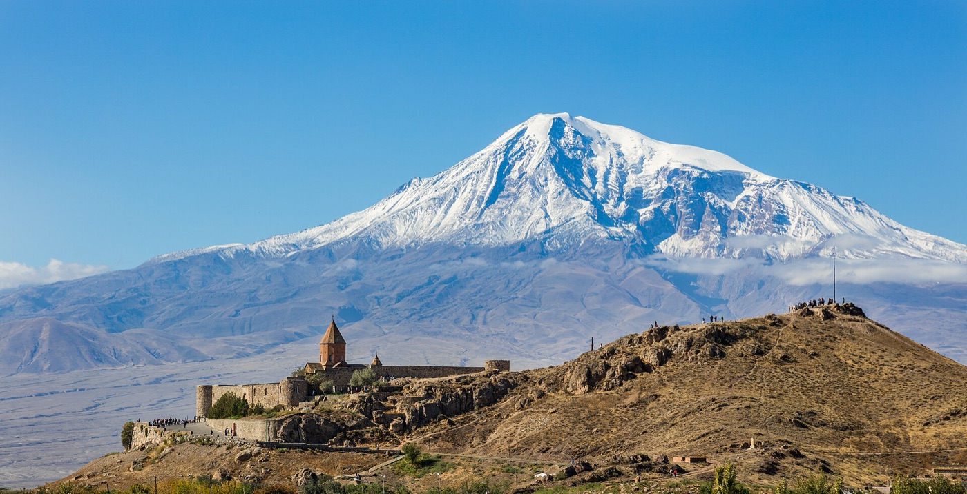 Khor Virap before Mount Ararat